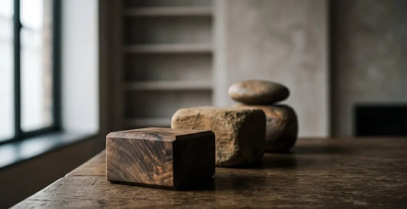 Symbolic photograph showing three stacked elements representing diversified savings timing strategy with shallow depth of field