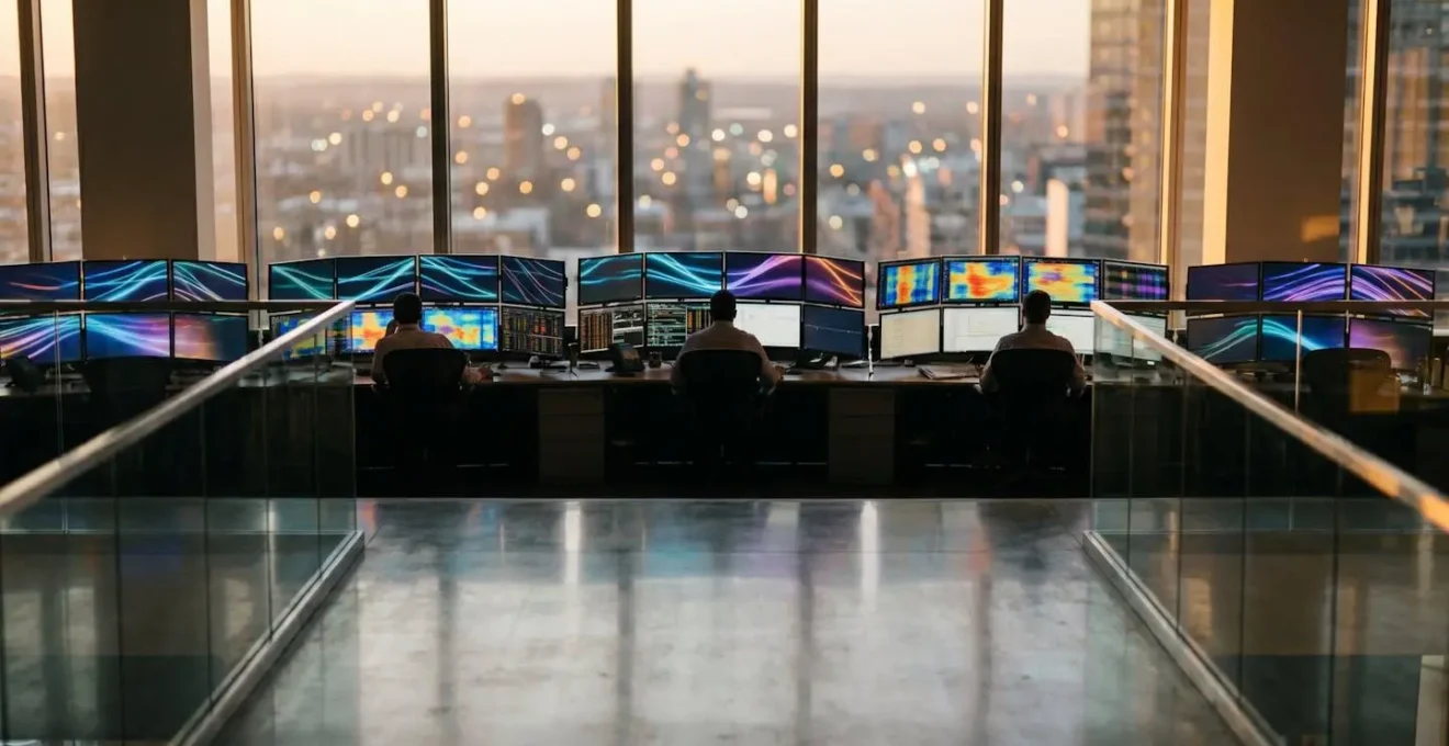 Financial market data visualization with algorithm pattern recognition in competitive trading environment